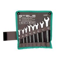 Jogo Chave Combinada 8 Pç 8mm A 17mm Aço Cromo Van - Stels