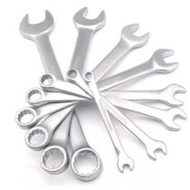 Jogo Chave Combinada 8 Peças 6 A 17 Chave De Boca Estrela Prata
