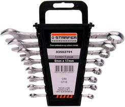 Jogo Chave Combinada 8 Peças 6 A 17mm Starfer Jogo Chave Combinada 8 Peças 6 A 17mm Starfer