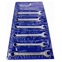 Jogo Chave Combinada Aperto Sextavado 6mm - 13mm 6 Peças Jogo Chave Combinada Aperto Sextavado 6mm - 13mm 6 Peças