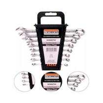 Jogo Chave Combinada Boca Estrela 6 A 17Mm Resistente 8 Pcs Jogo Chave Combinada Boca Estrela 6 A 17Mm Resistente 8 Pcs
