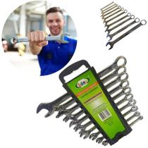 Jogo Chave Combinada Boca Estrela 6 A 22mm Aço Cromo Vanadio Jogo Chave Combinada Boca Estrela 6 A 22mm Aço Cromo Vanadio