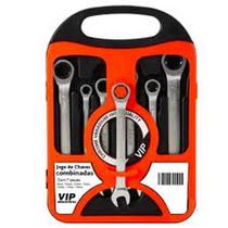 Jogo Chave Combinada C/Catraca 7Pcs 8 A 19Mm 904540 Vip