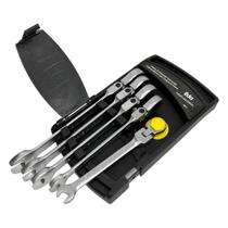 Jogo Chave Combinada Catracada Articulada 8 A 14 Kit 5 Peças
