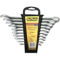 Jogo chave combinada cromo vanadium 10pçs 6 a 22mm beltools