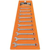 Jogo chave combinada em aço cromo vanádio 6 a 22mm 44650/210 tramontina Jogo chave combinada em aço cromo vanádio 6 a 22mm 44650/210 tramontina