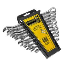 Jogo Chave Combinada Estriada 6 A 19mm Cromada Kit 10 Peças Jogo Chave Combinada Estriada 6 A 19mm Cromada Kit 10 Peças