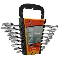 Jogo Chave de Boca Combinada c/ 8 Peças de 8 a 19mm-Quanhe Jogo Chave de Boca Combinada c/ 8 Peças de 8 a 19mm-Quanhe