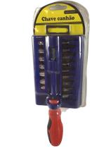 Jogo Chave De Fenda Com 9 Bits + 7 Canhao / Soquete