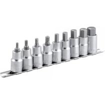 Jogo Chave de Soquetes Hexagonais 1/2POL 4mm a 17mm VONDER Jogo Chave de Soquetes Hexagonais 1/2POL 4mm a 17mm VONDER