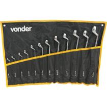 Jogo Chave Estrela 6-32mm Cromo Cromada 12 pçs Vonder Jogo Chave Estrela 6-32mm Cromo Cromada 12 pçs Vonder