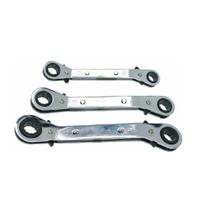 Jogo Chave Estrela Catraca Reversível Curvada 3 Peças - Idea