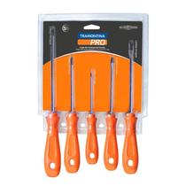 Jogo Chave Fenda Com 5 Peças Pro Easygrip Tramontina