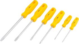 Jogo chave fenda e philips cromo vanádio c/ 6 peças Vonder