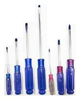 Jogo Chave Fenda Para Eletricista 07 Peças Jogo Chave Fenda Para Eletricista 07 Peças