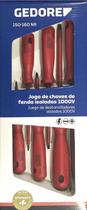 Jogo Chave Fenda Philips Isolada 6 Pçs Gedore 150NR/160NR Jogo Chave Fenda Philips Isolada 6 Pçs Gedore 150NR/160NR