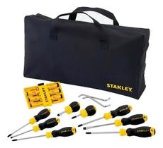 Jogo Chave Fenda Phillips 17 Pcs Bolsa Stmt65616l-la Stanley