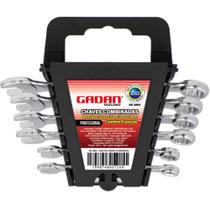 Jogo Chave Fixa Combinada 6 Peças 6 mm A 13 mm Aço Carbono - Gadan