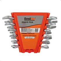 Jogo Chave Fixa Curta De Boca 6 Peças 6mm Até 17mm Bestfer