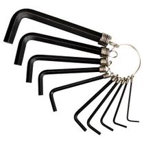 Jogo Chave Hexagonal 1,5 a 10mm 10 Peças - Dtools