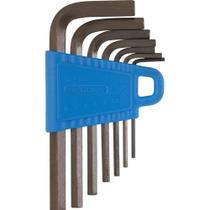 Jogo chave hexagonal (allen) curta 02-08mm 7 peças gedore