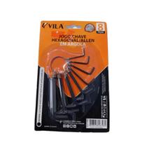 Jogo Chave Hexagonal Allen Em Argola 8pçs - Vila Jogo Chave Hexagonal Allen Em Argola 8pçs - Vila