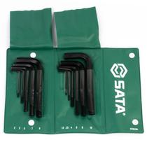 Jogo Chave Hexagonal Curta 11 Peças St09128l Sata Jogo Chave Hexagonal Curta 11 Peças St09128l Sata