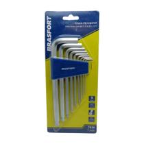 Jogo Chave Hexagonal Longa 1.5 a 10 mm - 9 Pçs (Torx) Jogo Chave Hexagonal Longa 1.5 a 10 mm - 9 Pçs (Torx)