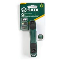 Jogo Chave Hexagonal Tipo Canivete 9 Peças ST09122SJ Sata