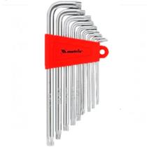 Jogo Chave Hexagonal TORX Longa (9 Peças) - T10 À T50 - REF: 123069 - MTX