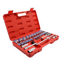 Jogo Chave Soquete 32 Peças 8 a 32mm Cromo Vanádio Jogo Chave Soquete 32 Peças 8 a 32mm Cromo Vanádio