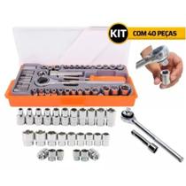 Jogo Chave Soquete C/ Catraca Reversível 40 Pçs Sparta Jogo Chave Soquete C/ Catraca Reversível 40 Pçs Sparta