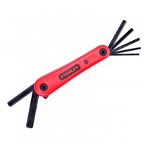 Jogo Chave Stanley Hexagonal 7 Peças com Suporte Canivete 69-262 Jogo Chave Stanley Hexagonal 7 Peças com Suporte Canivete 69-262