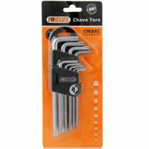 Jogo chave torx 47.25 9pcs t10 a t50 foxlux Jogo chave torx 47.25 9pcs t10 a t50 foxlux