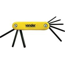 Jogo Chave Torx 8Pçs T09 A T40 (Tipo Canivete) Vtx2 Vonder Jogo Chave Torx 8Pçs T09 A T40 (Tipo Canivete) Vtx2 Vonder