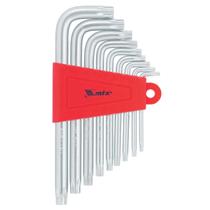 Jogo Chave Torx 9 Pc Curta Acabamento Acetinado - Mtx