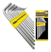 Jogo Chave Torx Aço Tipo L Com 10 Peças T9 A T50 Eda Presente para dia namorados