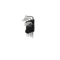 Jogo Chave Torx C/ Furo T10 A T50 Western 9 Pçs + Suporte