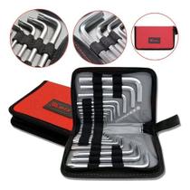Jogo Chave Torx E Allen Hexagonal Curtas Crv 18 Peças Mtx