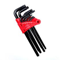 Jogo Chave Torx Longa T10-T50 09 Peças Profissional CRV Corneta