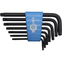 Jogo Chave Torx Rayco/Kian T10 T40 7Pc Jogo Chave Torx Rayco/Kian T10 T40 7Pc
