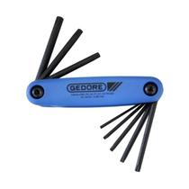 Jogo chave torx t9 a t40 43txscl-80 suporte