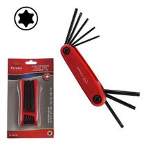 Jogo Chave Torx T9 A T40 Sem Furo Guia Tipo Canivete Corneta