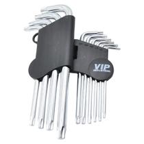 Jogo chave torx T9 A T50 10 pecas VIP INDUSTRIAL Jogo chave torx T9 A T50 10 pecas VIP INDUSTRIAL