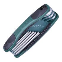 Jogo Chave Torx Tipo Canivete T08 a T40 08 Peças com Furo ST09123SJ - SATA Jogo Chave Torx Tipo Canivete T08 a T40 08 Peças com Furo ST09123SJ - SATA