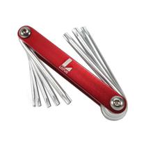 Jogo Chave Torxs Canivete T9 a T40 08 Peças Lotus