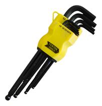 Jogo Chaves Allen / Hex / Bola Longa 9 Peças Fertak