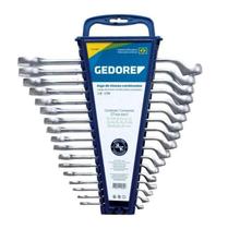 Jogo Chaves Combinada 17 pçs 6-22mm Aço Gedore