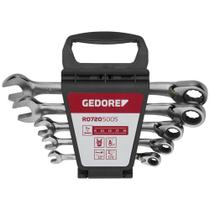 Jogo Chaves Combinadas 8 A 19mm Catraca Reversível Gedore Jogo Chaves Combinadas 8 A 19mm Catraca Reversível Gedore