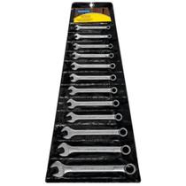 Jogo Chaves Combinadas Aço Cromado Tramontina Basic 12 Peças Jogo Chaves Combinadas Aço Cromado Tramontina Basic 12 Peças